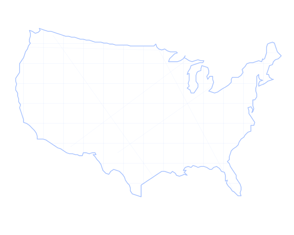US warehouse map
